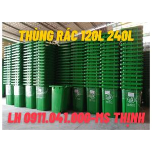 Thùng rác phân loại rác-thùng rác 120lit 240lit lh 0911.041.000